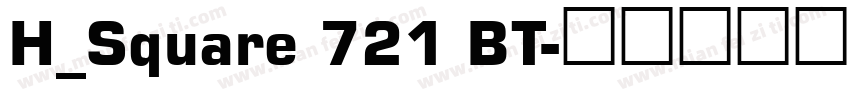 H_Square 721 BT字体转换